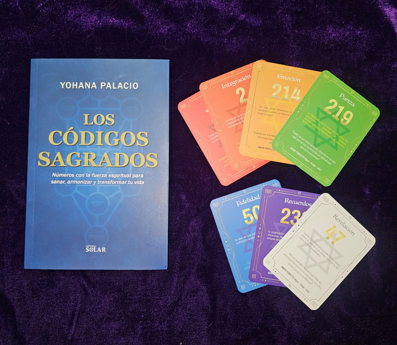 LOS CODIGOS SAGRADOS. Libro con cartas.